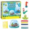 Make 3 DIY Snow Globes, Arts and Crafts for Boys and Girls, Kids Activities and Birthday Gifts for Ages 6-8+